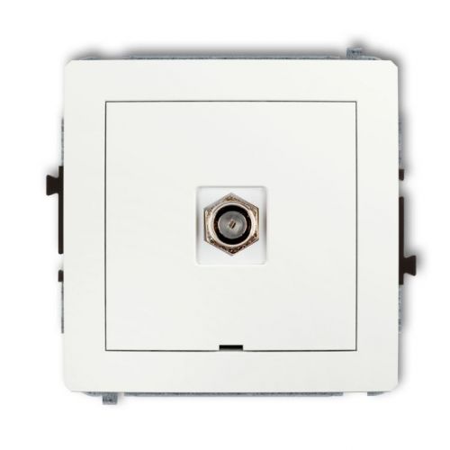 KARLIK DECO Gniazdo pojedyncze antenowe typu F (SAT) niklowany, bez pola opisowego biały mat 25DGFBO-1 - przechwytywanie[151].jpg